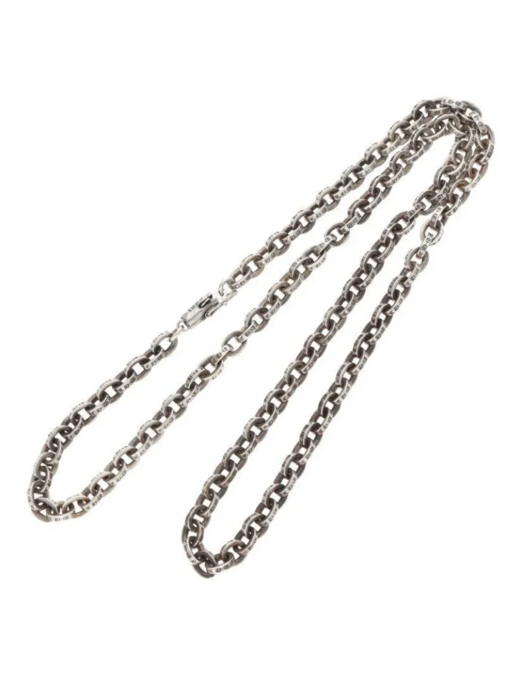 Chrome Hearts Paper Chain 20 Silver Necklace